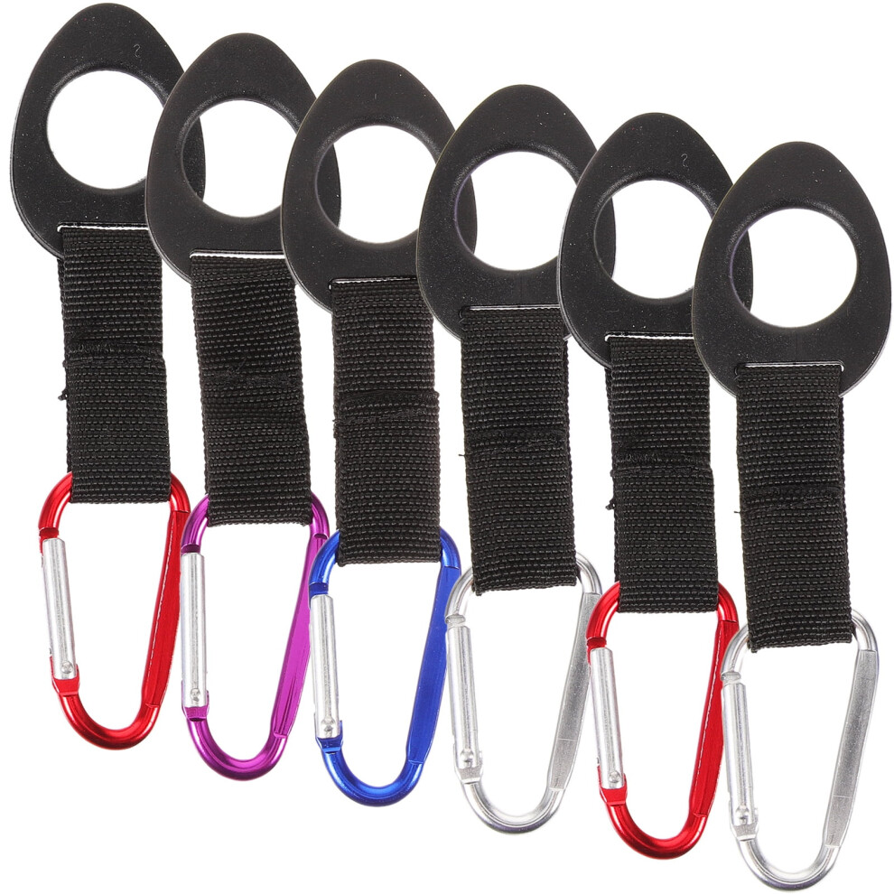 Mountaineering Carabiners Buckles 6 Pcs 301029632235