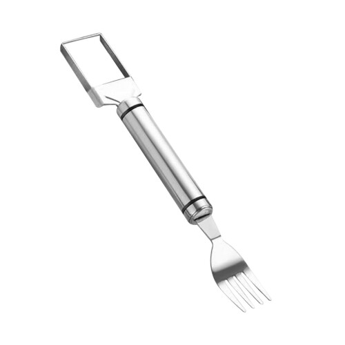 Fourchette à pastèque en acier inoxydable 2 en 1 1