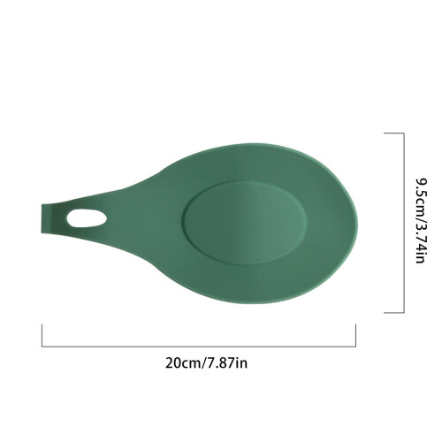Supporto per spatola e cucchiaio in silicone resistente al calore per la cucina 2