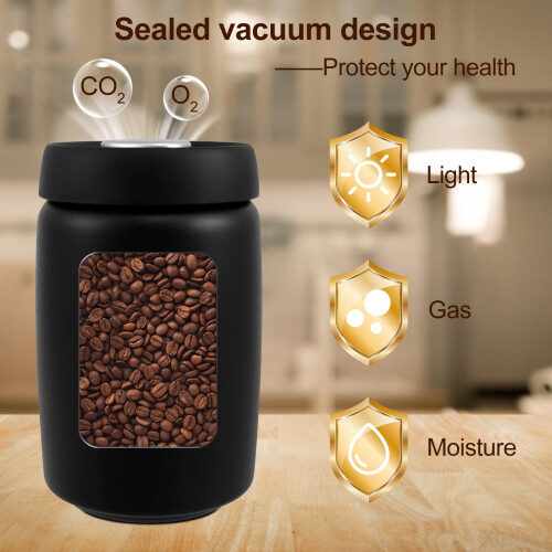 Cafetera de vacío Grusce de acero inoxidable, 1200 ml. 2