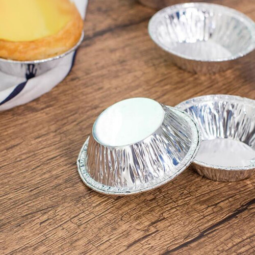 Donemore100 stk. aluminiumslegering bageforme, engangs ramekin muffinforme mini tærteforme folie cupcakebeholdere