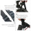 Løbehjulsrem til børn, nylon, foldbar, 4 stk. 4
