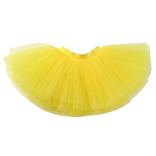Elegant Dance Skirt For Girls Soft Fabric Perfect For-Yellow M