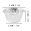 Donemore aluminum cupcake liners 50 pcs 7