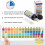 Fankiway water test paper for pool and hot spring100strips 6