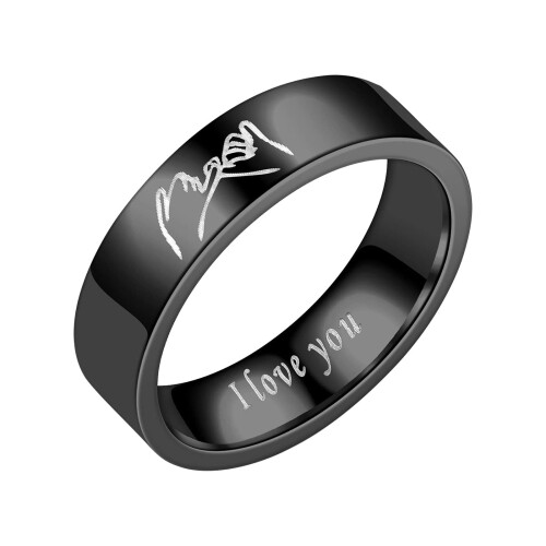 Anillos de pareja para mujer, talla 12 1