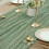 Black cheesecloth table runner rectangle 10 ft 6