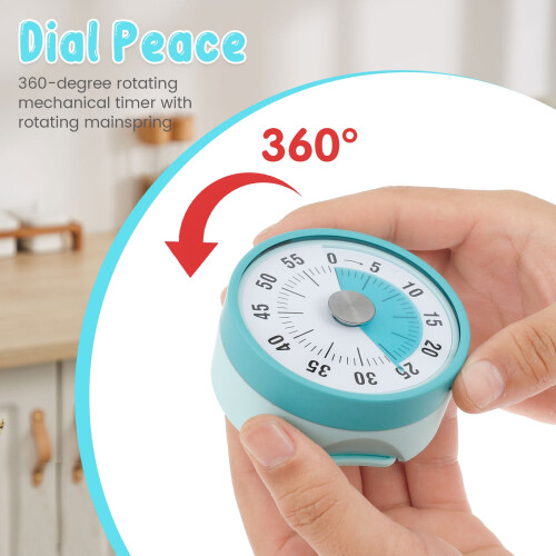 Mechanical Kitchen Timer Magnetic Loud Alarm 60 Minutes 2