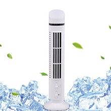 Přenosný mini věžový ventilátor Donemore, stolní nabíjecí ventilátor bez listí, tichý podlahový ventilátor, časovač, USB noční