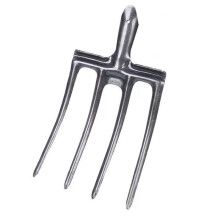 Loose Soil Fork Fourtooth Manganese Steel Farming Tools Loosening and Clearing Manual Garden Soil Turning Artifact