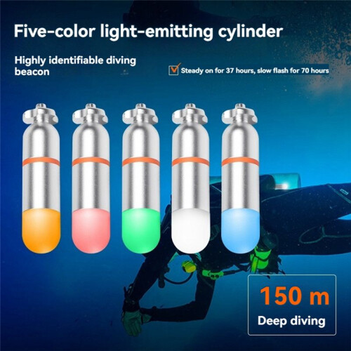 ORCATORCH SD01 PRO Scuba Diving Strobe Light Beacon Diving Underwater Lantern for Diving and Outdoor At Night Yellow 1