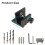 Κιτ Grusce Pocket Hole Jig με κλιπ τοποθέτησης 4-Size 7
