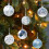 Christmas Ornaments Blue Silver Shatterproof 12PCS 2.36In 6