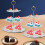 Grusce 3-lags cupcake-stativ med 3 hvide PP-bakker 6