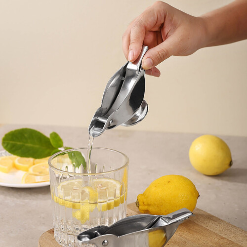 Manuel citronpresser i rustfrit stål, 1 stk. 2