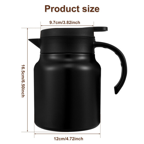 Grusce termokanna i rostfritt stål, 1000 ml 2