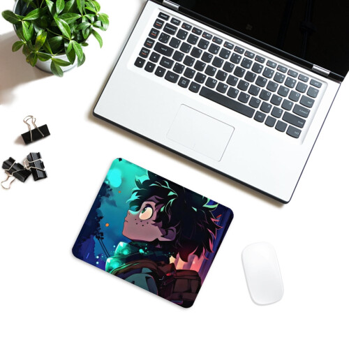 Mousepad de borracha My Hero Academia com borda travável 1
