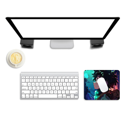 Mousepad de borracha My Hero Academia com borda travável 2
