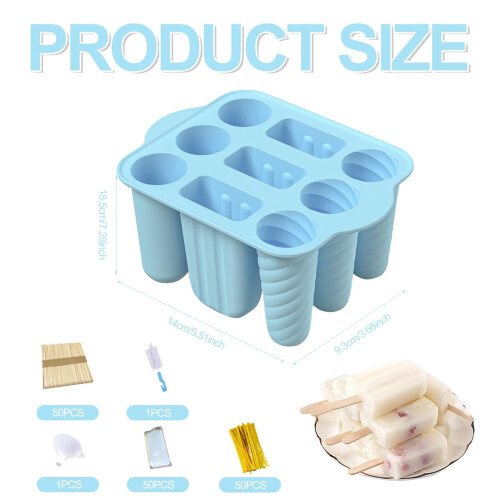 Silicone Ice Cube Tray 10-Cavity 1