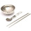 Campingbesteck-Set, 3-teilig, rotes Oxford-Geschirr 2