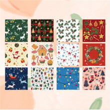 Conjunto de papel para scrapbook de Natal Capino com 12 unidades