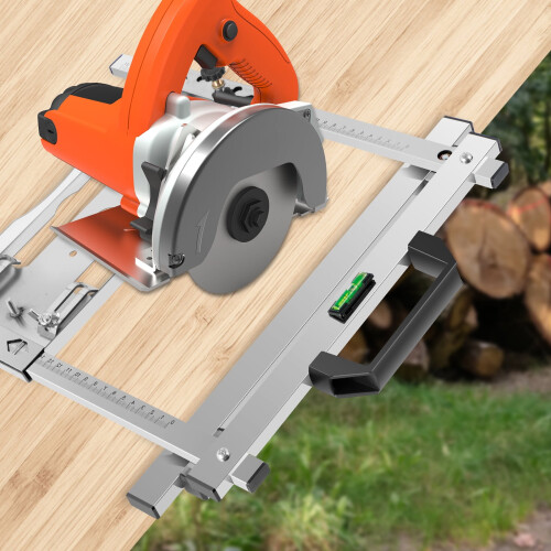 Guide de coupe à double rail pour scie circulaire 1