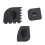 Qianying kitchen scraper set plastic 3 pieces 2