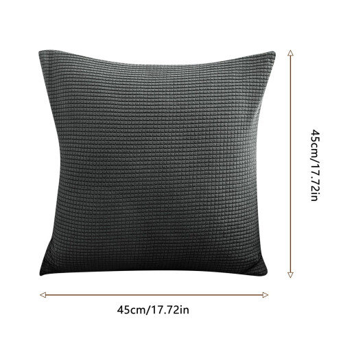 Capa de almofada decorativa para sofá, cama e cadeira, simples e elegante. 1