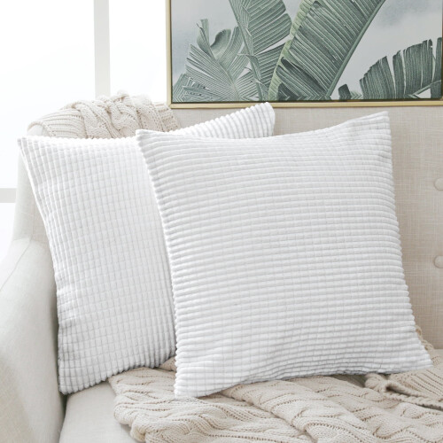 Capa de almofada decorativa para sofá, cama e cadeira, simples e elegante. 2