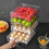 Grusce refrigerator drawers, clear, 2-pack 2
