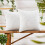 Capa de almofada decorativa para sofá, cama e cadeira, simples e elegante. 5