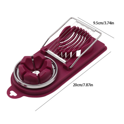 Coupe-œufs en acier inoxydable 2 en 1 2