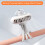 Ventilateur pour poussette capsule spatiale rechargeable par USB blanc 3