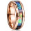 Abalone-Ring für Damen und Herren, Größe 12 2