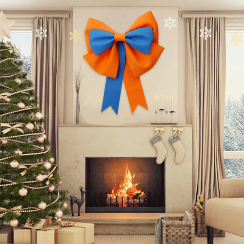 Weihnachtsschleife aus Samt, EVA-Material, 1 Stück 1