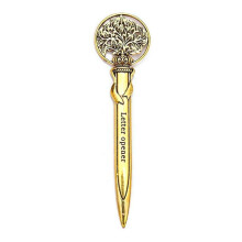 Metalen briefopener, retro envelopopener, 1 stuk