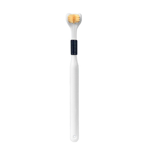 Brosse à dents adulte à 3 faces couleur macaron