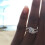 Women's 925 Sterling Silver White Sapphire Ring 5