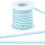 Ruban RIC Rac cyan clair blanc 17,5 yards 1