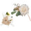 Corsage de poignet en lys blanc artificiel (2 pièces) 1