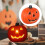 Διακόσμηση κολοκύθας για το Halloween vintage πλαστική μεγάλη 2