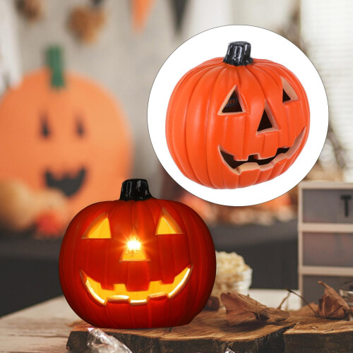 Διακόσμηση κολοκύθας για το Halloween vintage πλαστική μεγάλη 1