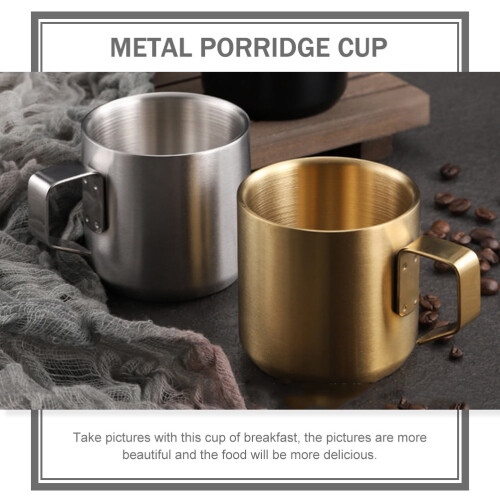 Espressokopp metall liten 2-pack för resor och camping 2