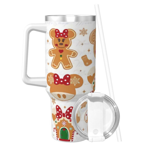 Mickey Mouse 120 cl rustfrit stålkrus med hank 1