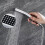 Handheld Rectangular Shower Head 8.5 x 1.4 x 0.6 in 6