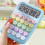 Black Tech Desktop Calculator 12-Digit Ultra-Thin Display 5