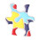 Broche de corazón arcoíris para solapa (1 pieza) 1