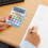 Black Tech Desktop Calculator 12-Digit Ultra-Thin Display 6