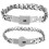 Pulsera concéntrica para parejas unisex (1 par) 1