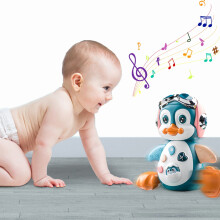 Pinguim bebê de brinquedo musical com luzes da Capino (6-12 meses)